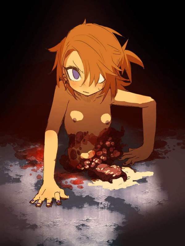 【ひき肉DEATH!!】身体の一部がグチャグチャになってる少女達の二次エログロ画像【35】