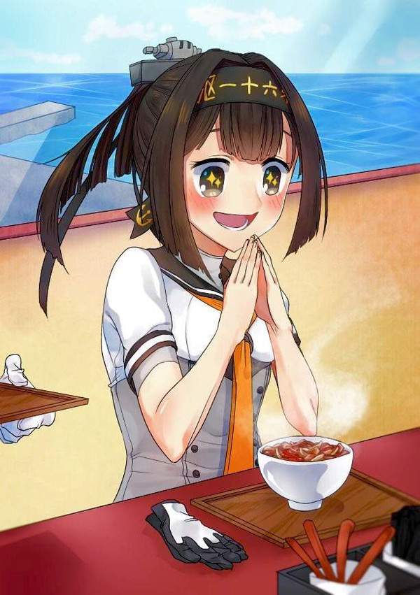 【吉野家クロミ化計画】牛丼食べてる女子の二次画像【28】
