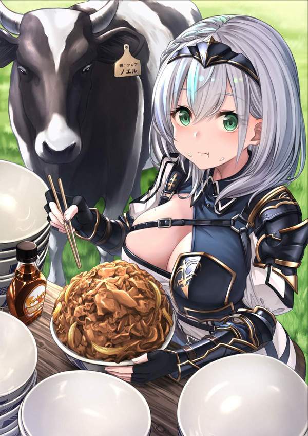【吉野家クロミ化計画】牛丼食べてる女子の二次画像【32】
