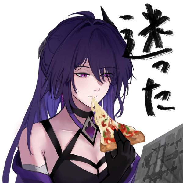 【僕も食べて】センシティブにピザを食べる女子の二次エロ画像【37】