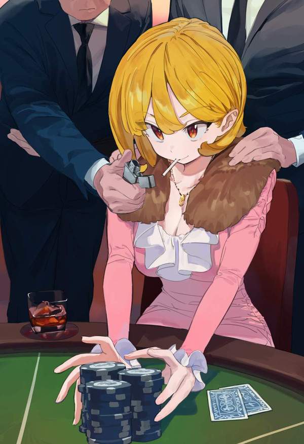 【パチンコパチスロ】ギャンブルに興じる女子達の二次画像【ポーカーバカラ】【8】