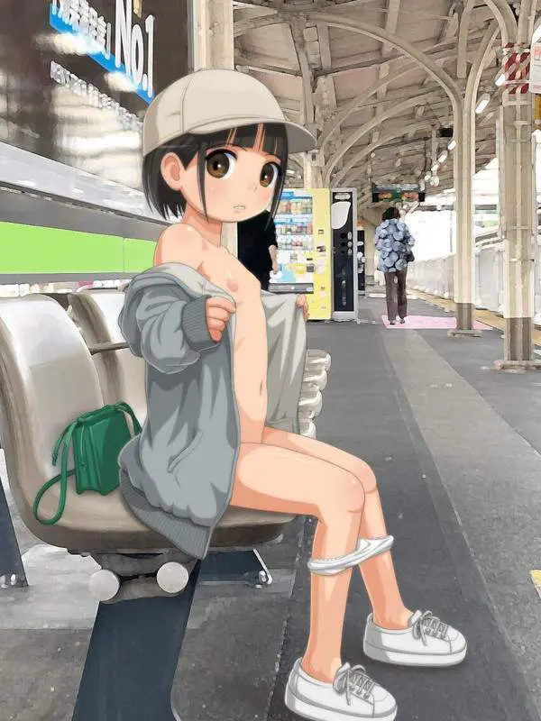 【どこでも小児】野外露出する少女達の二次エロ画像【3枚目】