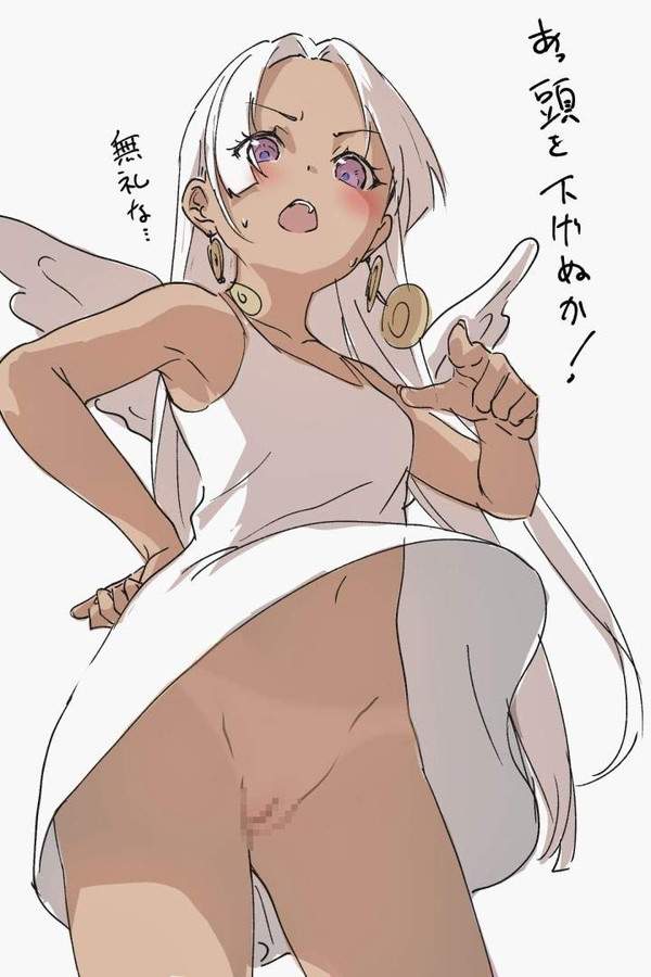 【どしたん？】風パンチラだと思ったらパンツ履いて無かった二次エロ画像【話きこうか？】【17枚目】