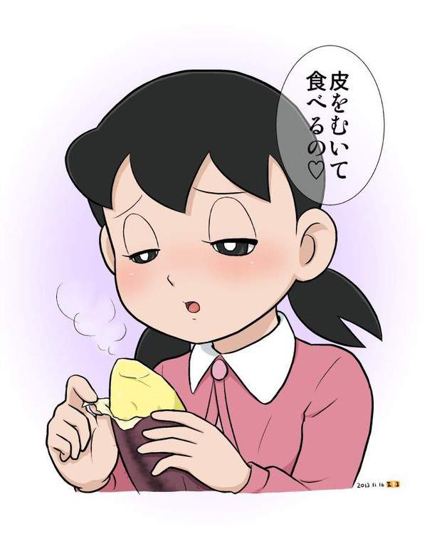 【天高く馬肥ゆる】イモ食ってる女子の二次画像【40枚目】