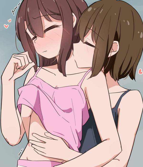 【百合】女子の首筋にキスする女子の二次エロ画像【10枚目】