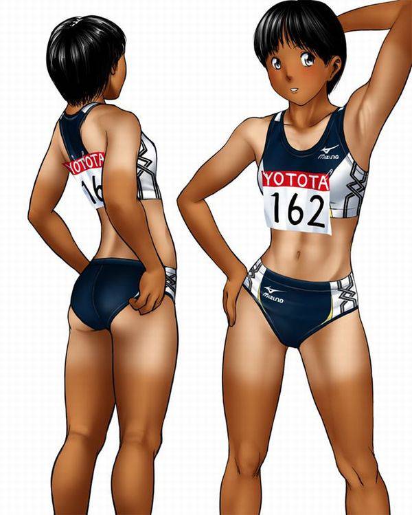 【スポーツ】運動中な女の子達の汗だく腋二次エロ画像 【36】