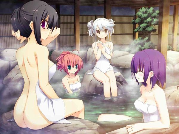 【桃太郎電鉄の思い出】女子が集団で温泉に入ってる女湯の二次エロ画像【8】