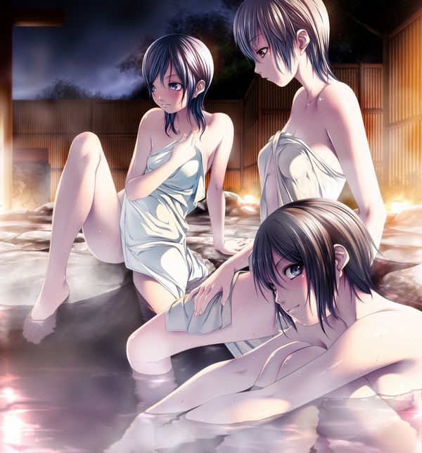 【桃太郎電鉄の思い出】女子が集団で温泉に入ってる女湯の二次エロ画像【36】