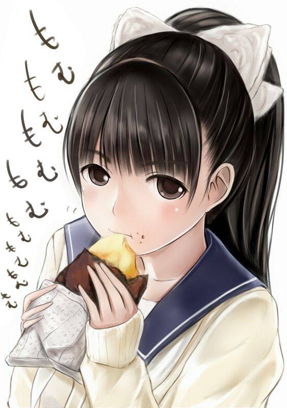 【前編】焼き芋食べてる女の子達の二次画像【6】