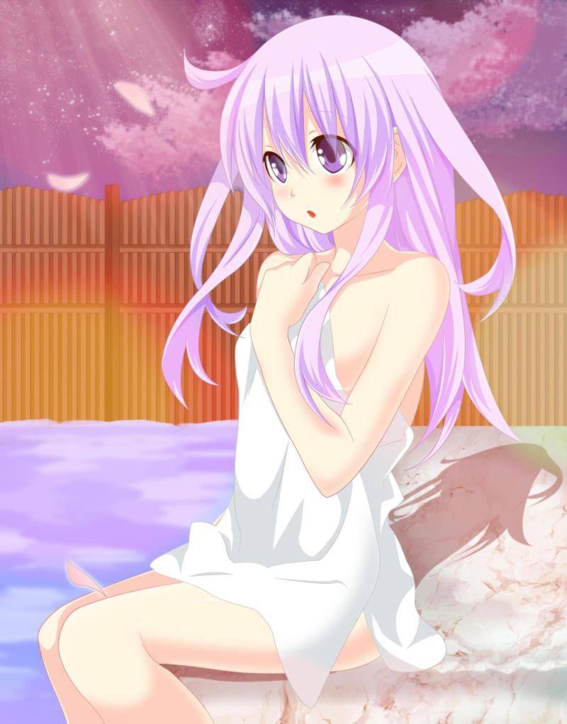【君でずっとシコりたい】桜の花を見ながらお湯に使ってる女子達の二次温泉エロ画像【25】