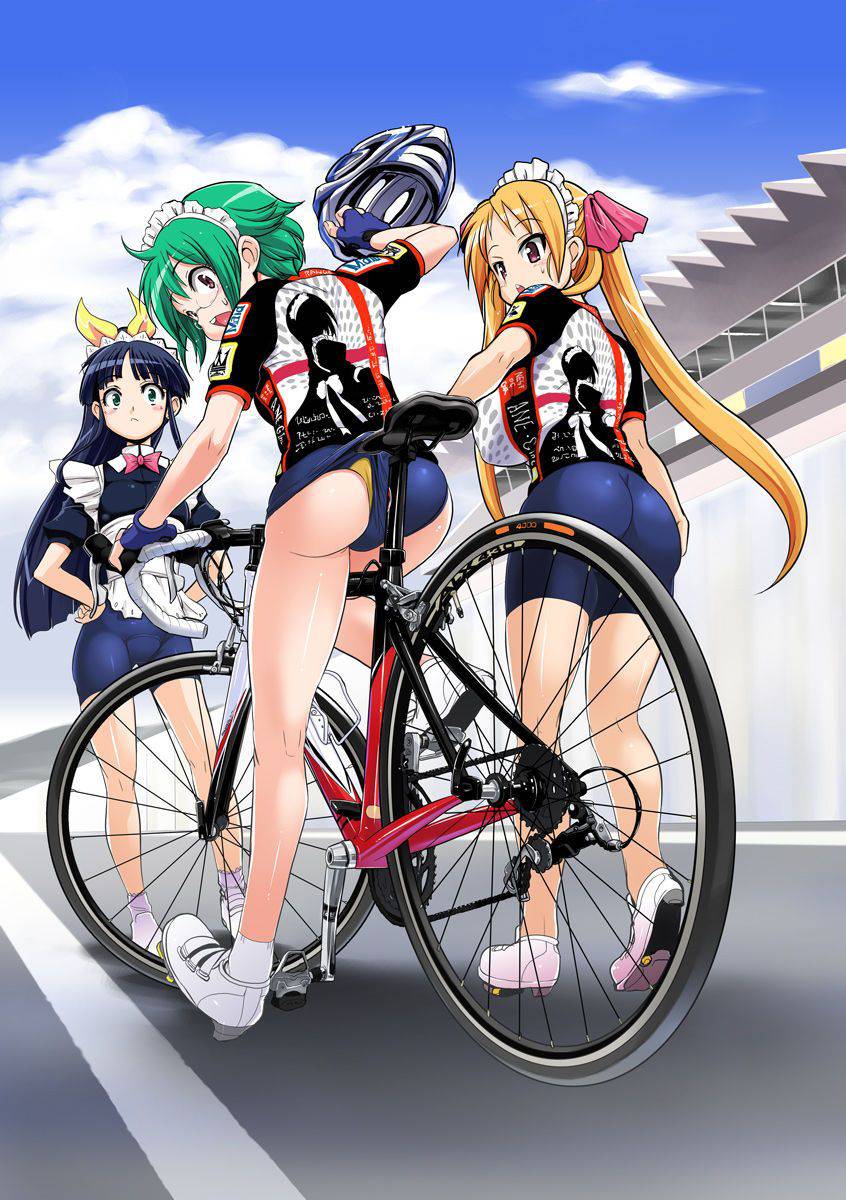 【ロードバイク】本格的な自転車に乗ってる女子達の二次画像【7】