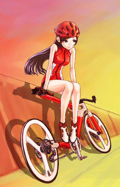 【ロードバイク】本格的な自転車に乗ってる女子達の二次画像【11】