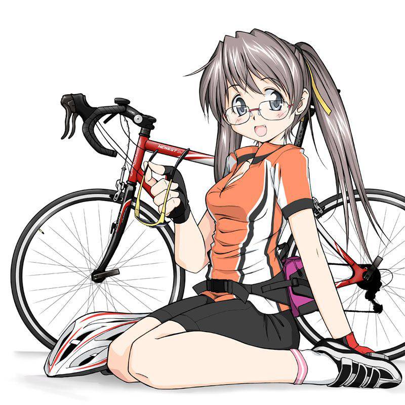 【ロードバイク】本格的な自転車に乗ってる女子達の二次画像【27】
