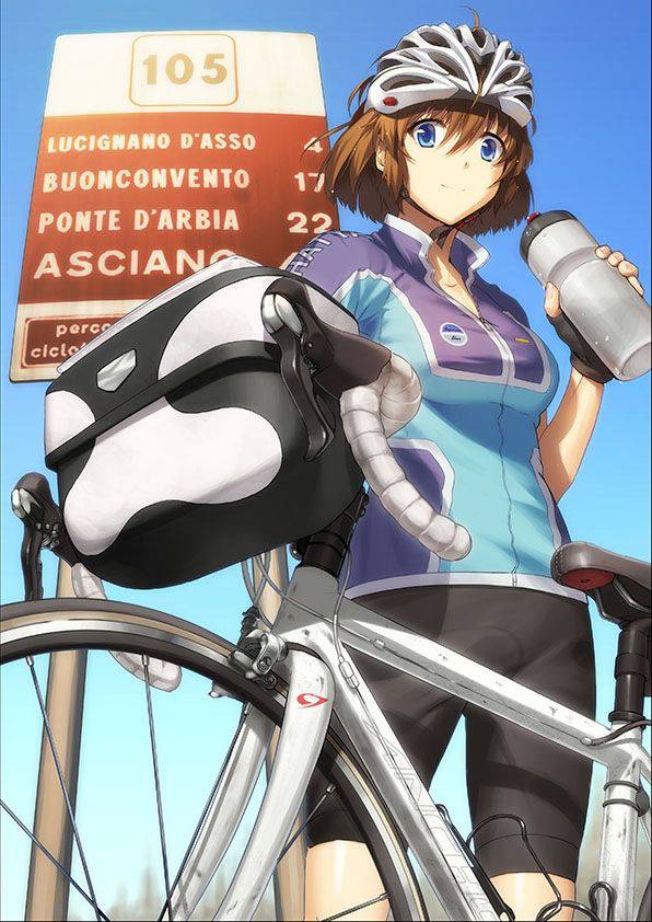 【ロードバイク】本格的な自転車に乗ってる女子達の二次画像【30】
