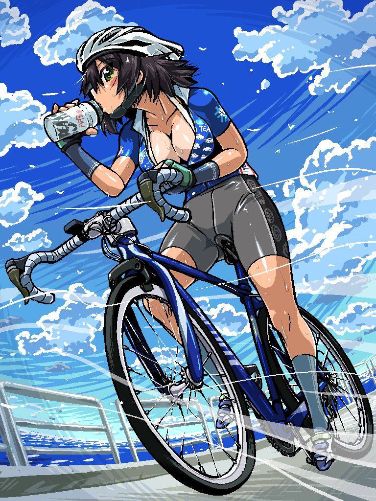 【ロードバイク】本格的な自転車に乗ってる女子達の二次画像【32】