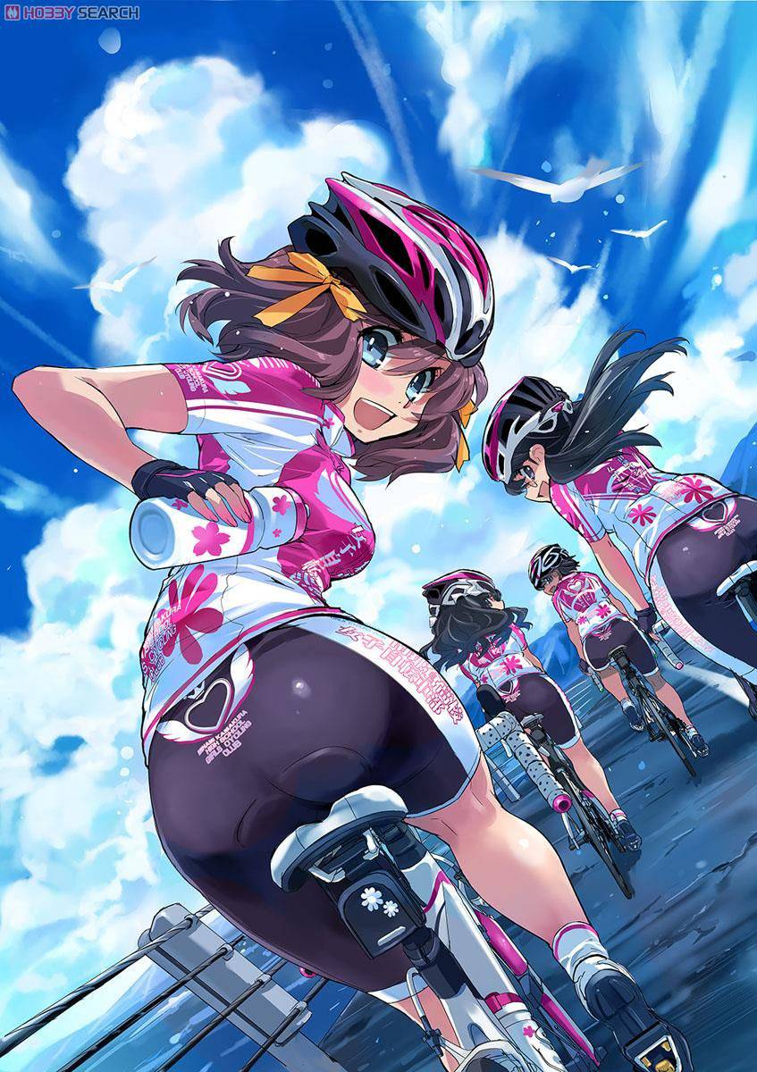 【ロードバイク】本格的な自転車に乗ってる女子達の二次画像【38】