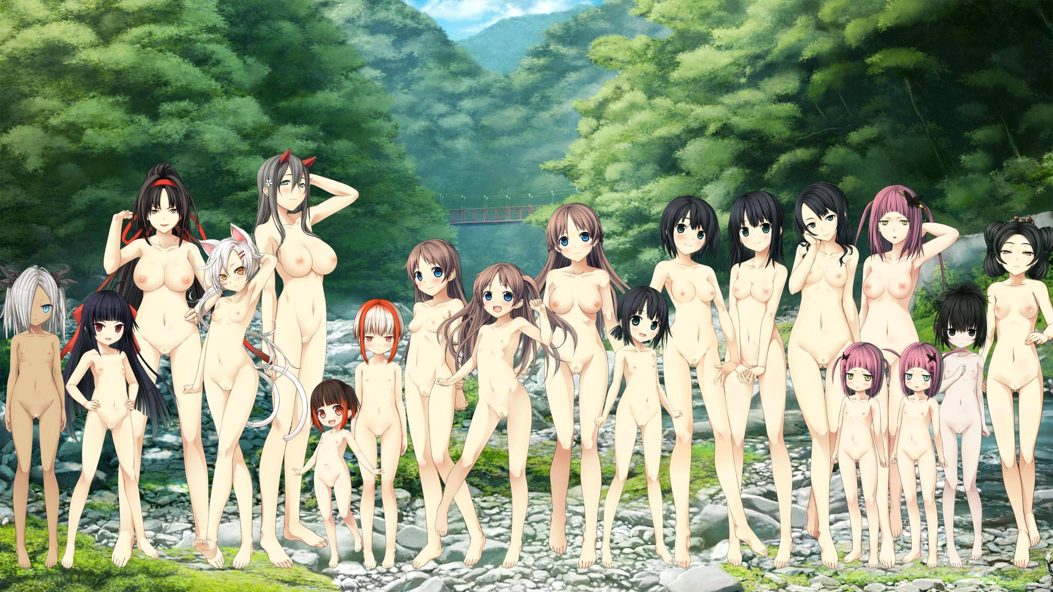 【どれにしようかな？】女の子達が全裸で立ってる二次エロ画像【21】