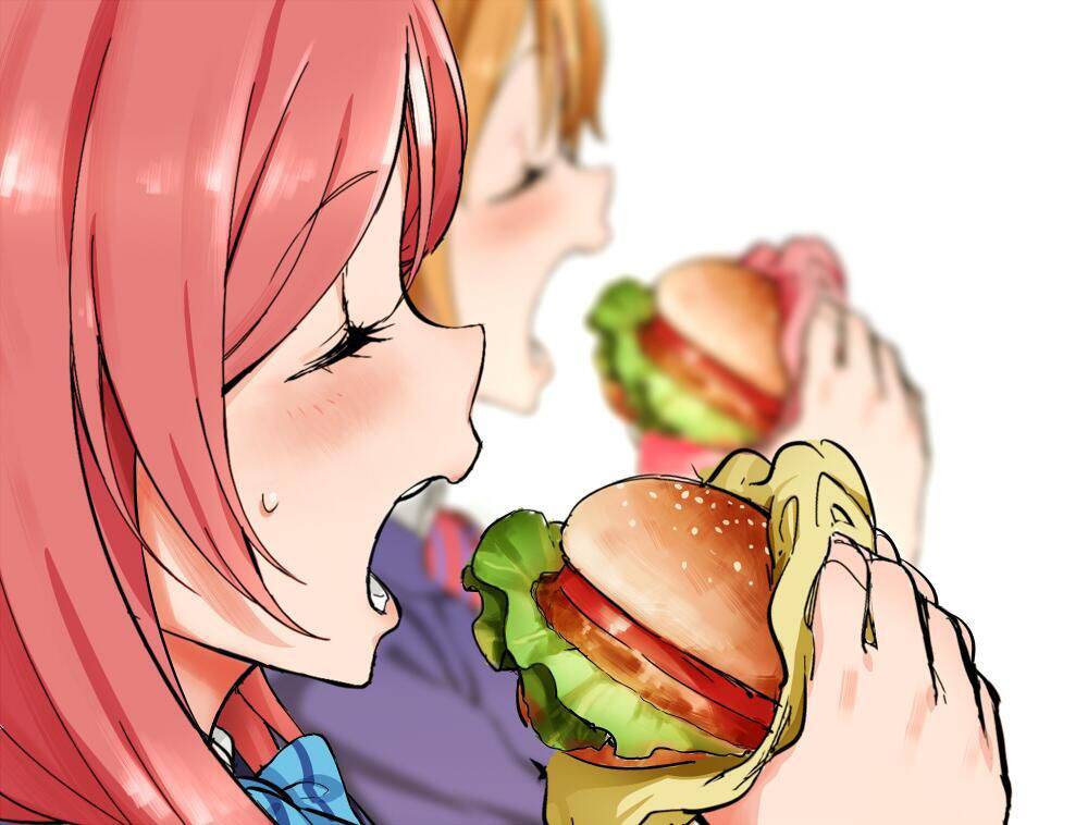 【かぶりつけ！】ハンバーガー食べてる女の子の二次画像【11】