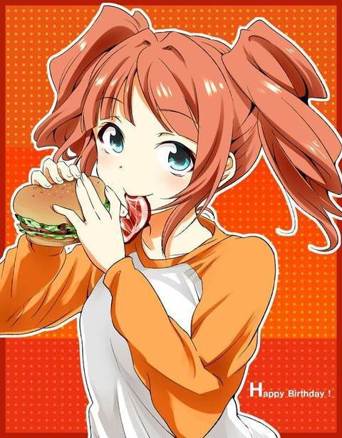 【かぶりつけ！】ハンバーガー食べてる女の子の二次画像【16】
