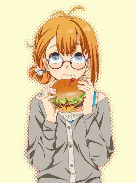 【かぶりつけ！】ハンバーガー食べてる女の子の二次画像【19】