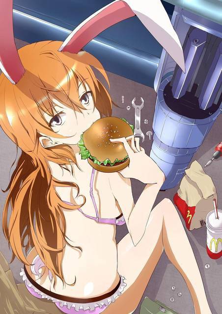 【かぶりつけ！】ハンバーガー食べてる女の子の二次画像【23】