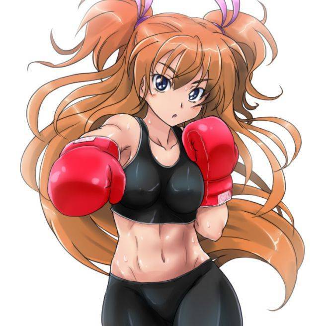 【かわいいな(ﾓﾘﾓﾘ)】拳闘・ボクシングを嗜む女子達の二次エロ画像【9】