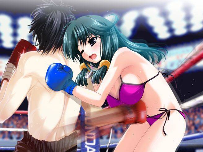 【かわいいな(ﾓﾘﾓﾘ)】拳闘・ボクシングを嗜む女子達の二次エロ画像【40】