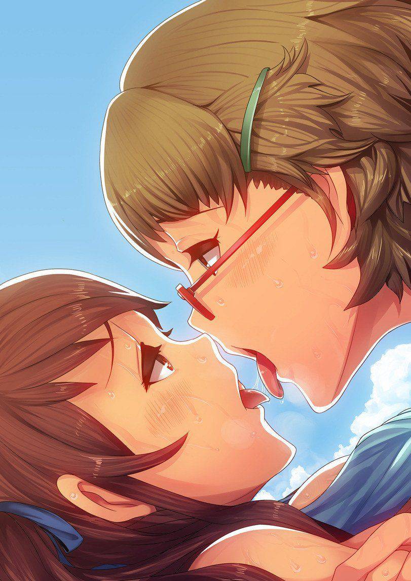 【ペッティング】女の子同士で濃厚なキスをしている二次エロ画像【6】