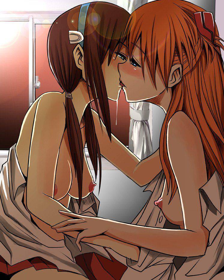 【ペッティング】女の子同士で濃厚なキスをしている二次エロ画像【21】