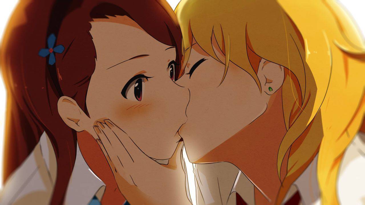 【ペッティング】女の子同士で濃厚なキスをしている二次エロ画像【25】