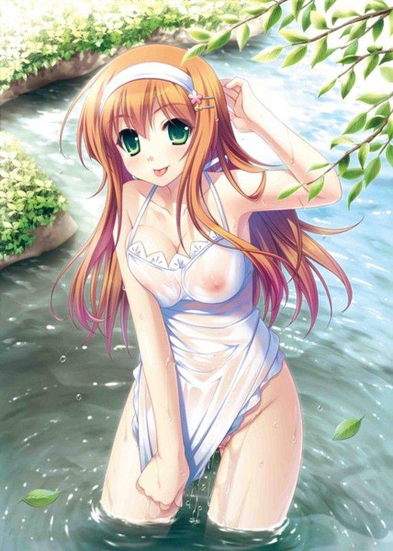 【夏だから】川・湖で水浴びしてる女子達のエロ画像【33】