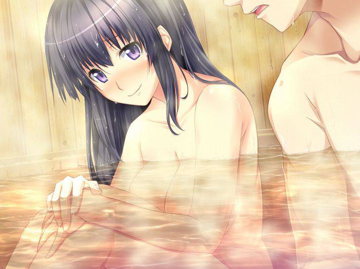 【混浴】「多分セックスするんだろうな･･･」お風呂でイチャつく男女の二次エロ画像【17】