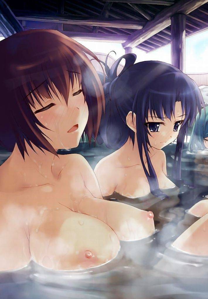 【裸の付き合い】女の子達が友達同士温泉で温まってる二次エロ画像【23】