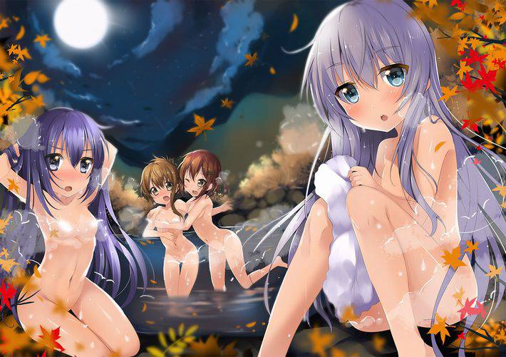 【裸の付き合い】女の子達が友達同士温泉で温まってる二次エロ画像【30】
