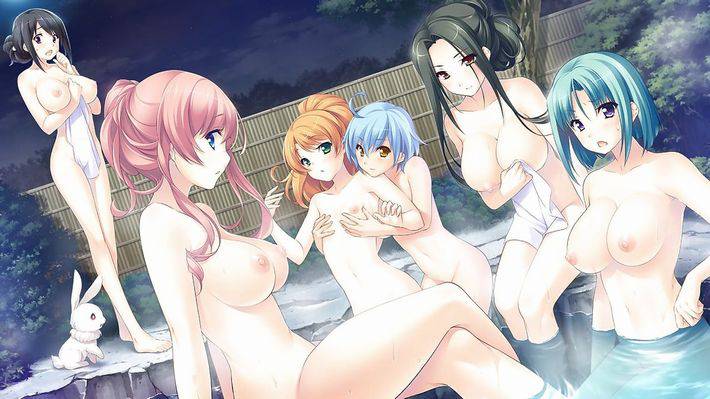 【裸の付き合い】女の子達が友達同士温泉で温まってる二次エロ画像【39】