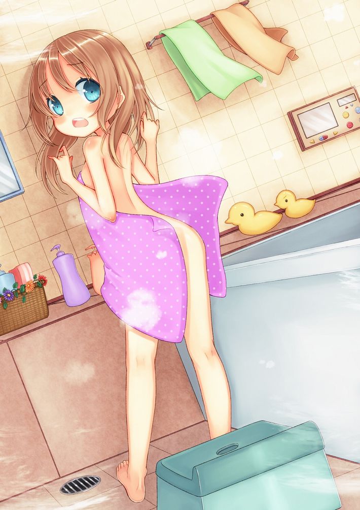 【風呂上り】身体からほこほこ湯気が出てるバスタオル女子の二次エロ画像【18】