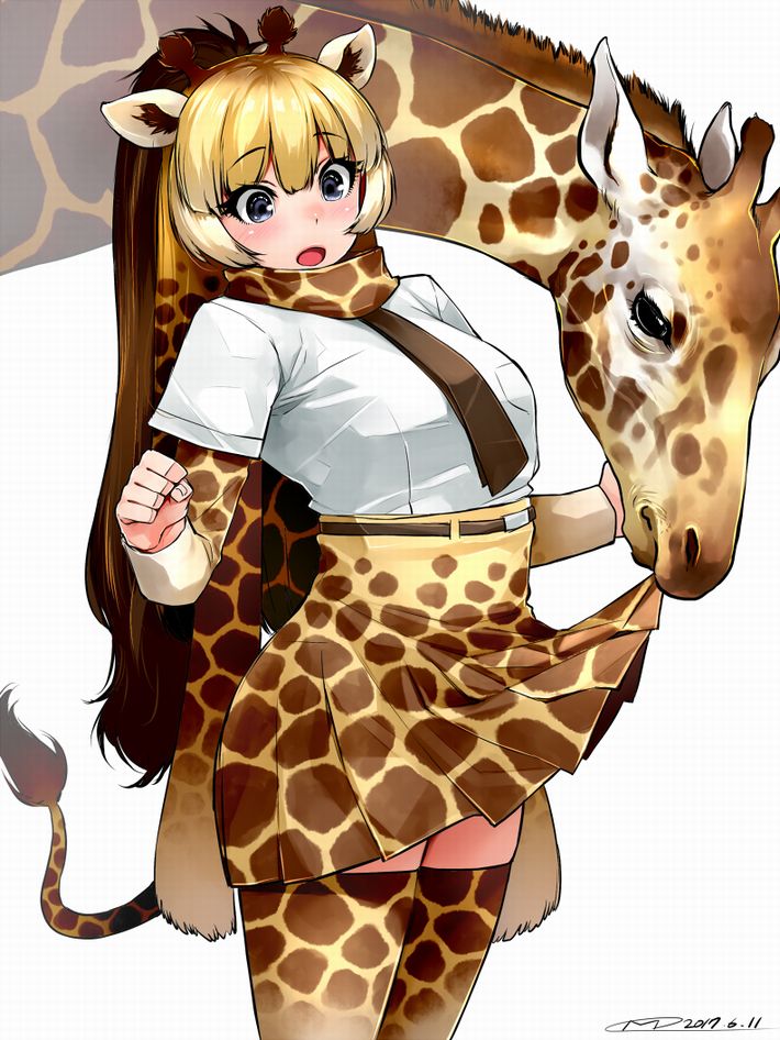 【けものフレンズ】アミメキリン(reticulated giraffe)のエロ画像【けもフレ】【1】