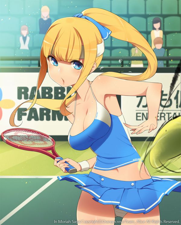 【お約束】ペニスが思わず反応するテニス美少女の二次画像【1】