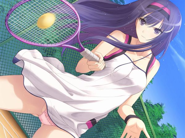 【お約束】ペニスが思わず反応するテニス美少女の二次画像【8】