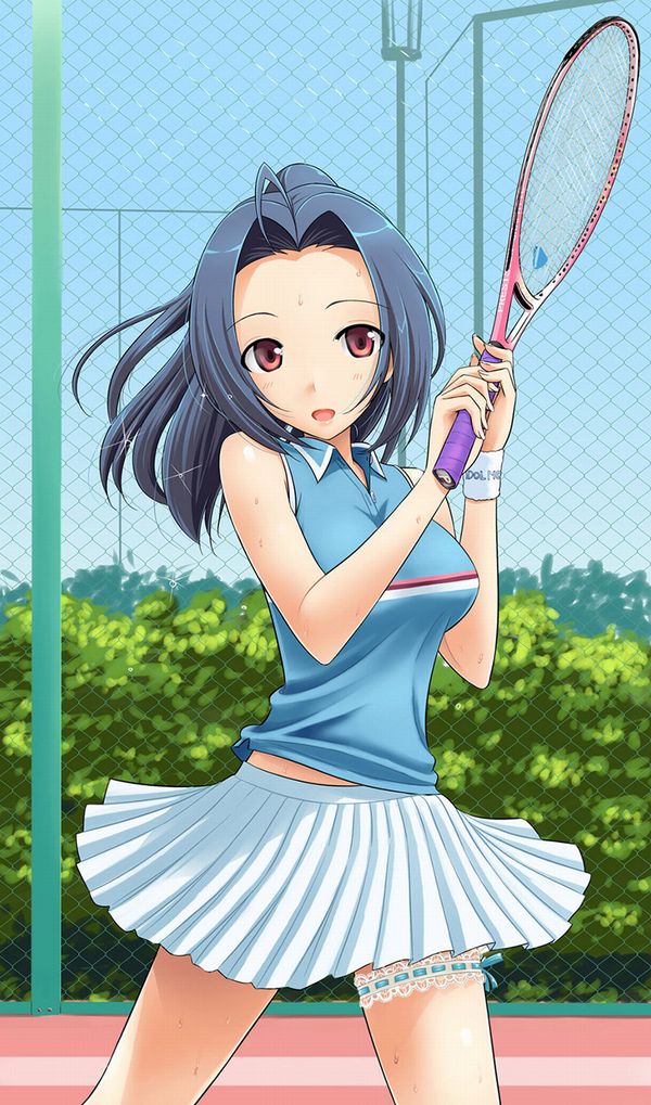 【お約束】ペニスが思わず反応するテニス美少女の二次画像【33】