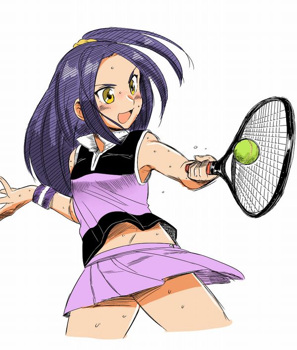 【お約束】ペニスが思わず反応するテニス美少女の二次画像【34】