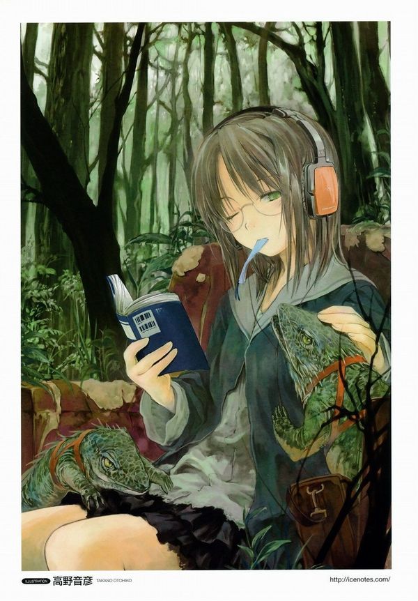 【非エロ】メガネの美少女が本を読んでる二次画像【28】