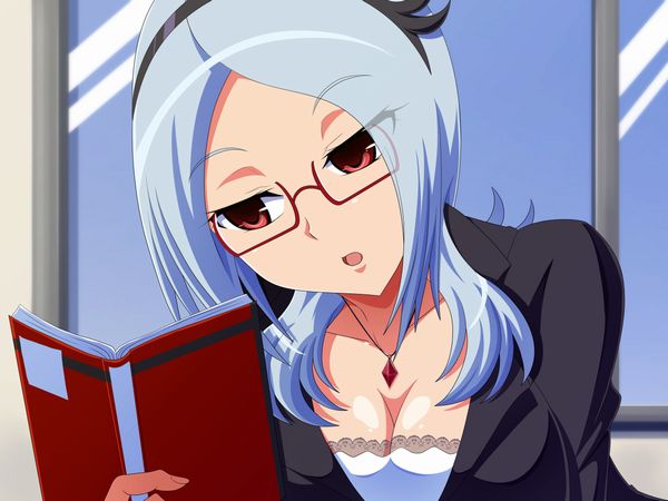 【非エロ】メガネの美少女が本を読んでる二次画像【36】