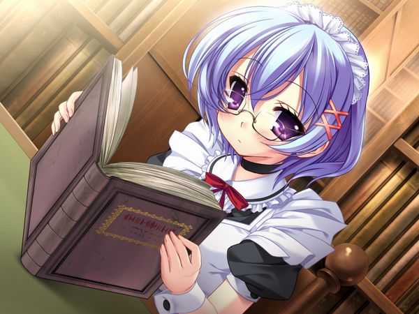 【非エロ】メガネの美少女が本を読んでる二次画像【41】