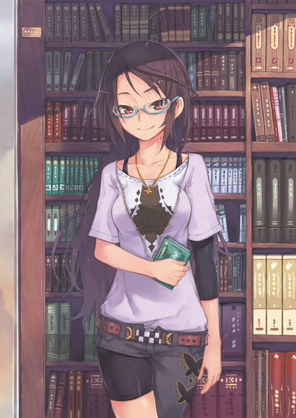 【非エロ】メガネの美少女が本を読んでる二次画像【44】