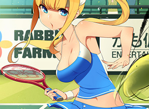 【お約束】ペニスが思わず反応するテニス美少女の二次画像