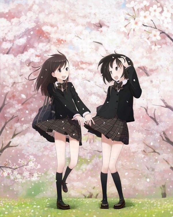 【もうすぐ春ですね】桜と美少女な二次画像【5】