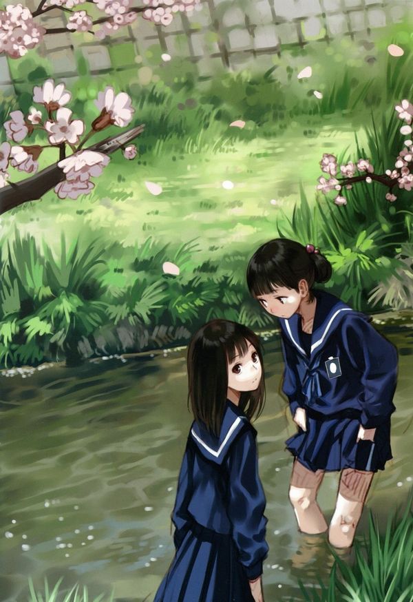 【もうすぐ春ですね】桜と美少女な二次画像【9】