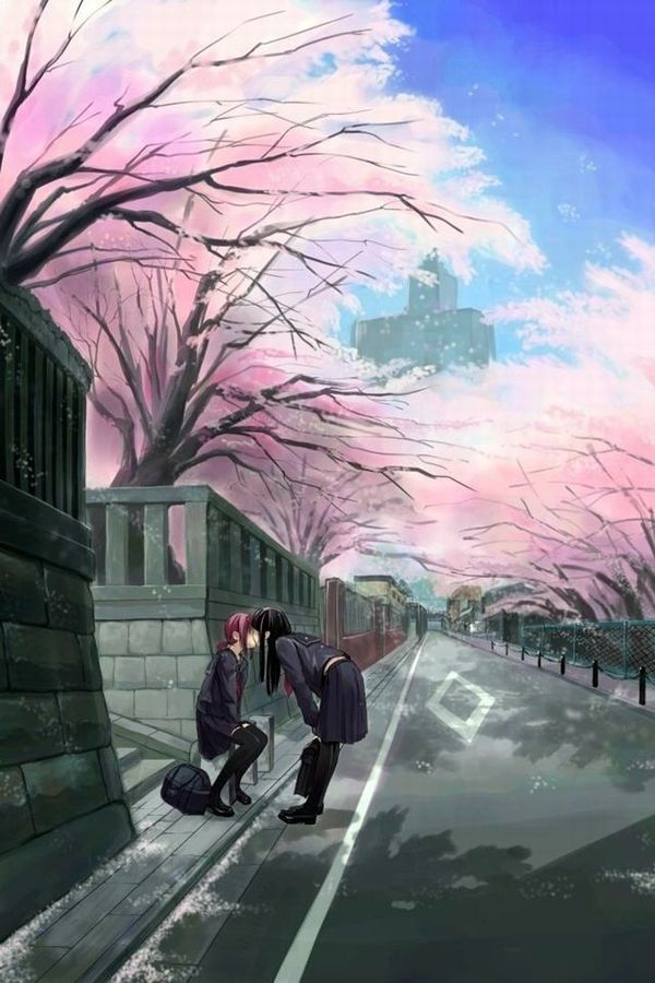 【もうすぐ春ですね】桜と美少女な二次画像【19】