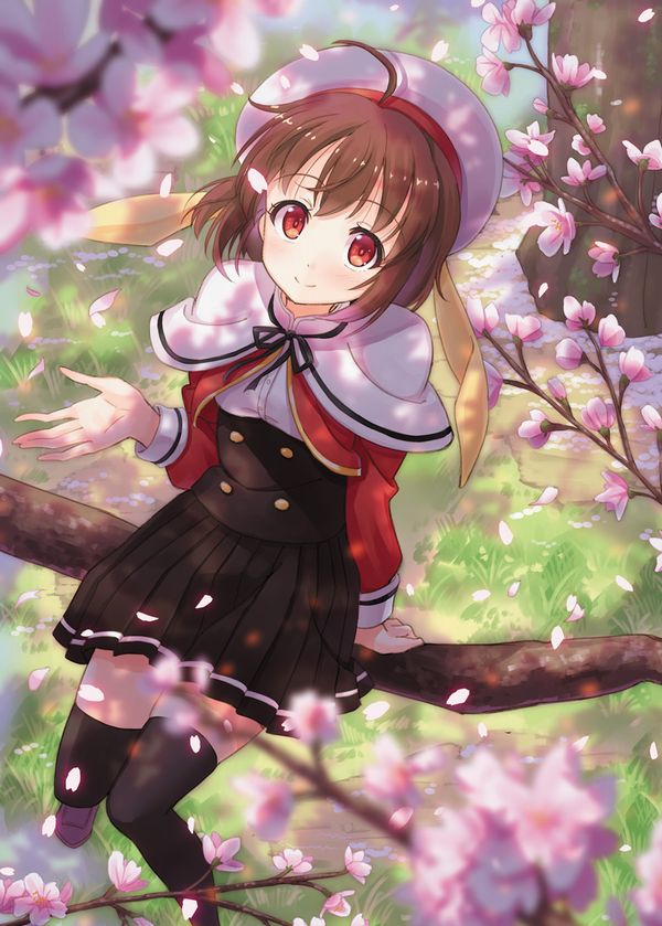 【もうすぐ春ですね】桜と美少女な二次画像【34】